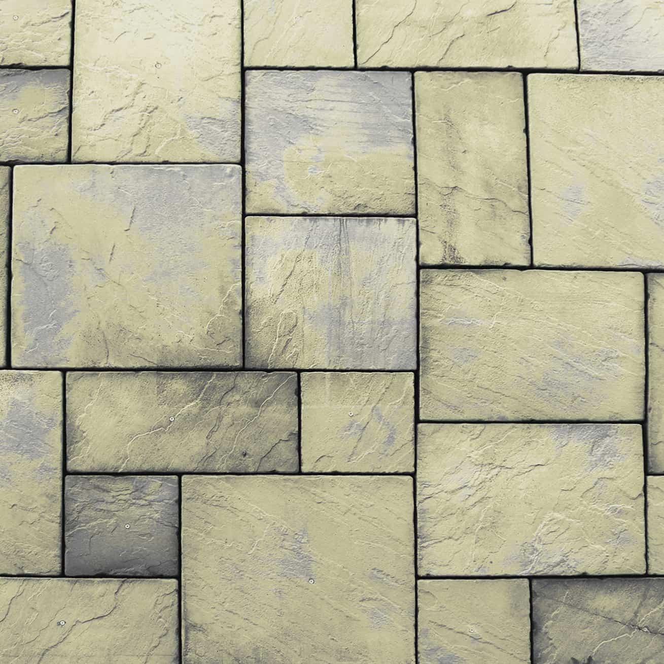 Barford Patio Kit Weathered Buff 7.61m2