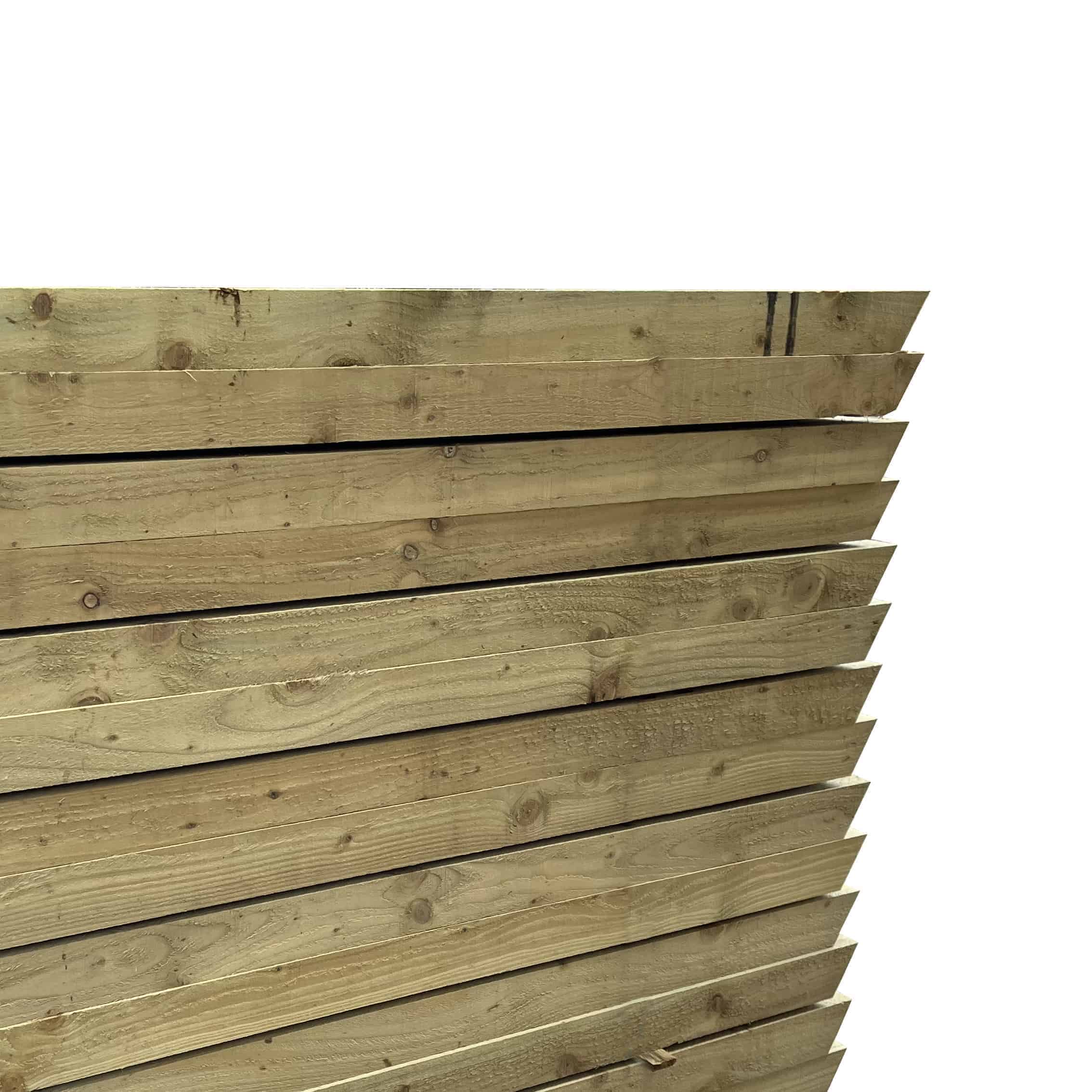 Sawn Timber Posts Green 1800mm x 125mm x 75mm - Image 2