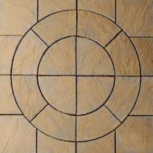 Ashwell Circle Honey Brown 1.8 X 1.8m 3.24m2