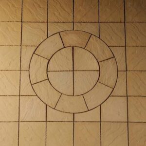 Ashwell Circle Honey Brown 2.7 X 2.7m 7.29m2