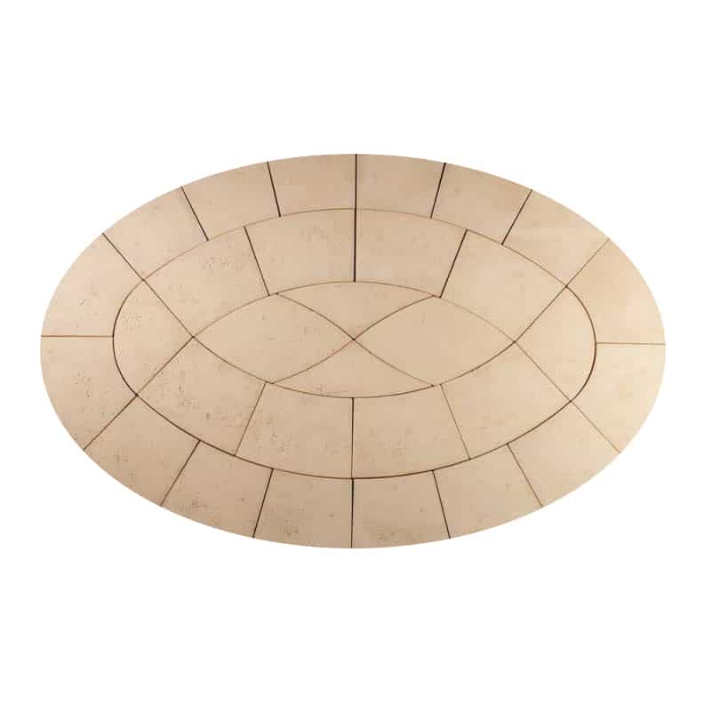 Baroque Oval 3.2 X 2.2m