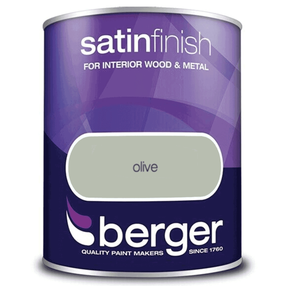 Berger Satin Sheen Olive 750ml