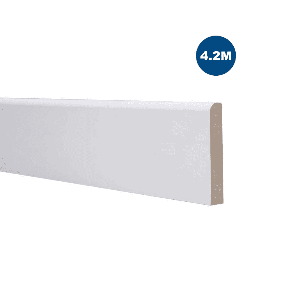 MDF Bullnose Skirting 94 x 14 - 4.2m Length