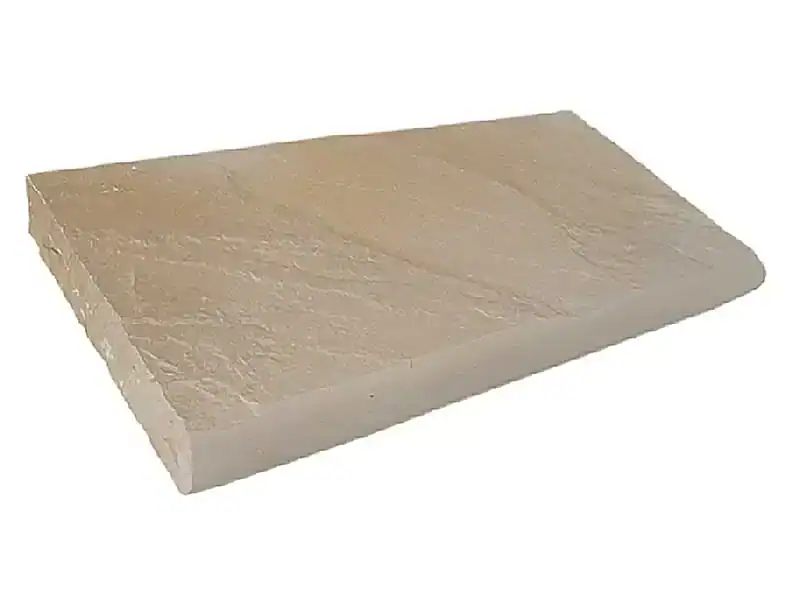 Natural Stone Bullnose Step Raj Green 600 X 350 X 50mm - Image 2