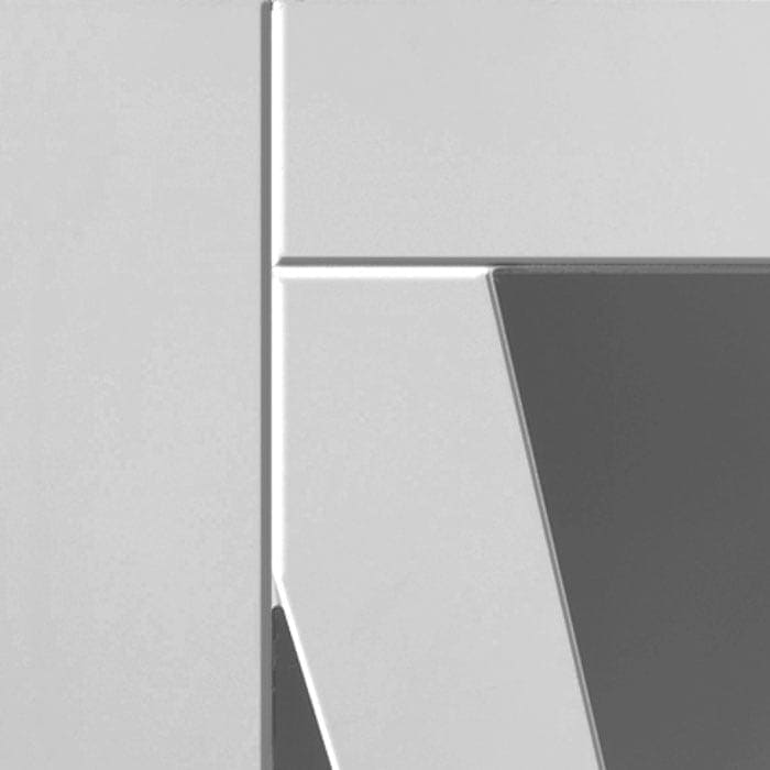 JB Kind Aurora Clear Glazed White Internal Door - Image 4