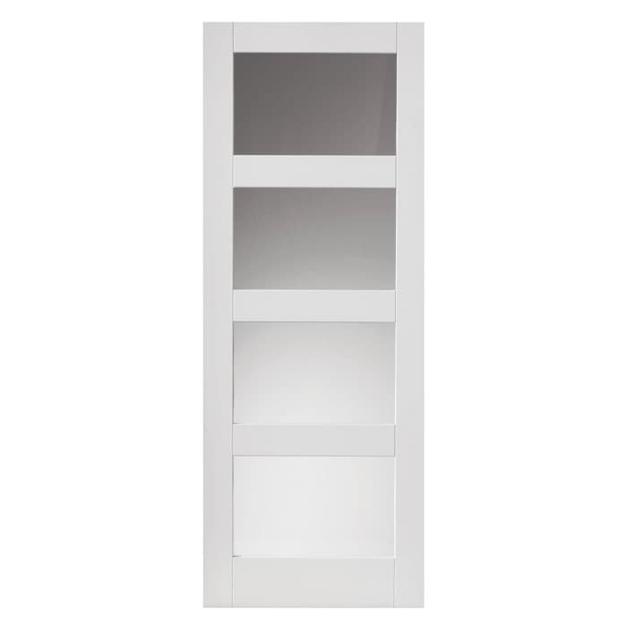 JB Kind Cayman White Glazed Internal Door