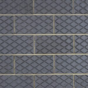 65mm Clay Diamond Paver Blue Mix
