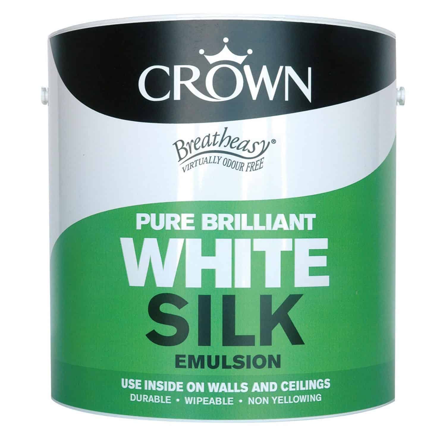 Crown Silk Emulsion White 2.5L