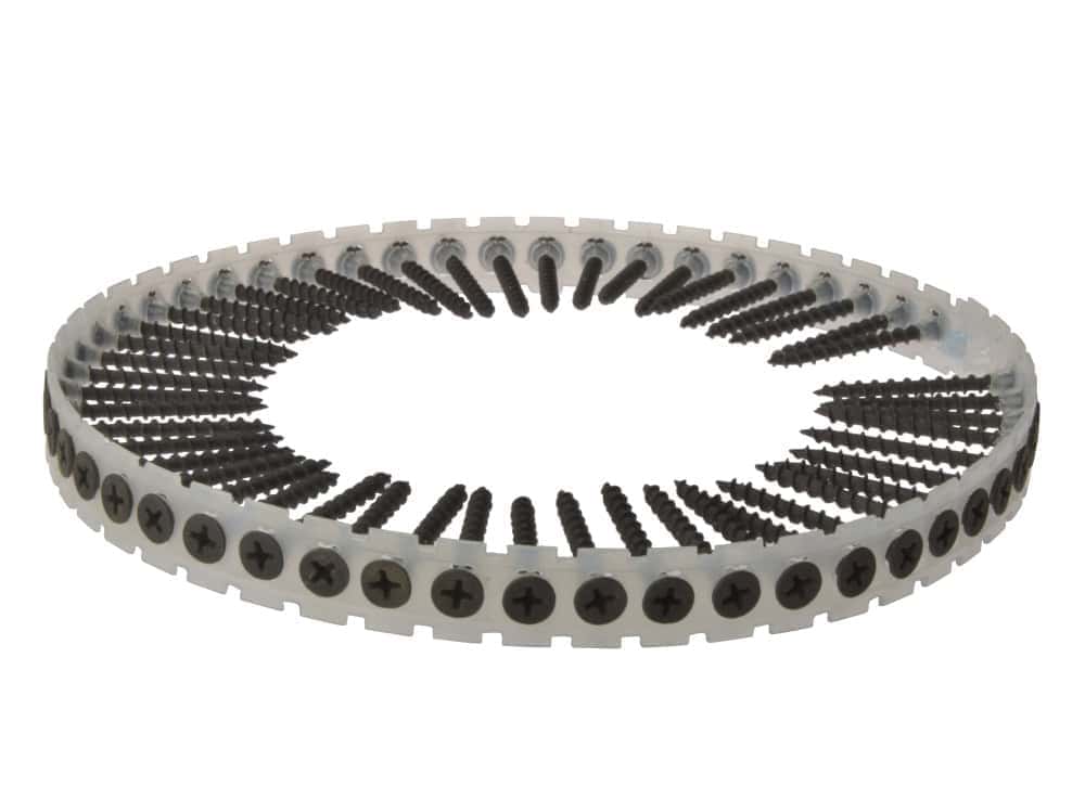 Collated Drywall Screws - Coarse Thread - Black Phosphate - Box