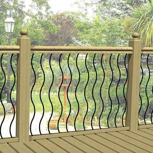 Deck Handrail With Fillet 2395mm - Image 2