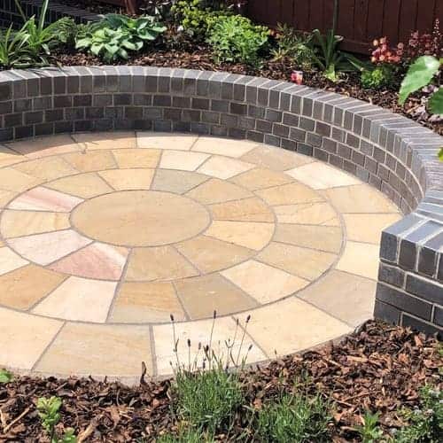 Natural Stone Circle Buff Moss 1800mm - Image 3