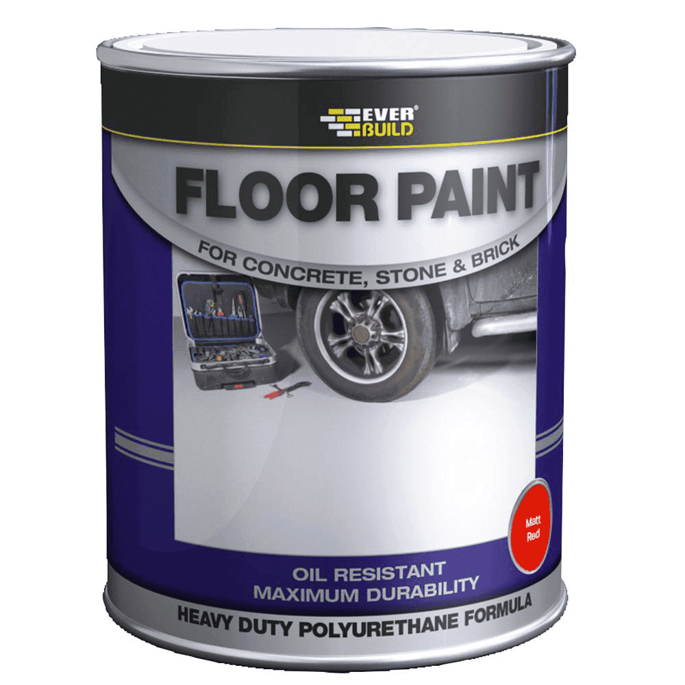 Everbuild Floor Paint Matt Red 5L