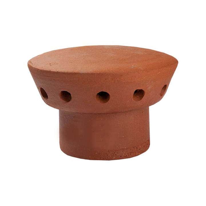 Red Flue Ventilator Pepper Pot Spigot 190mm