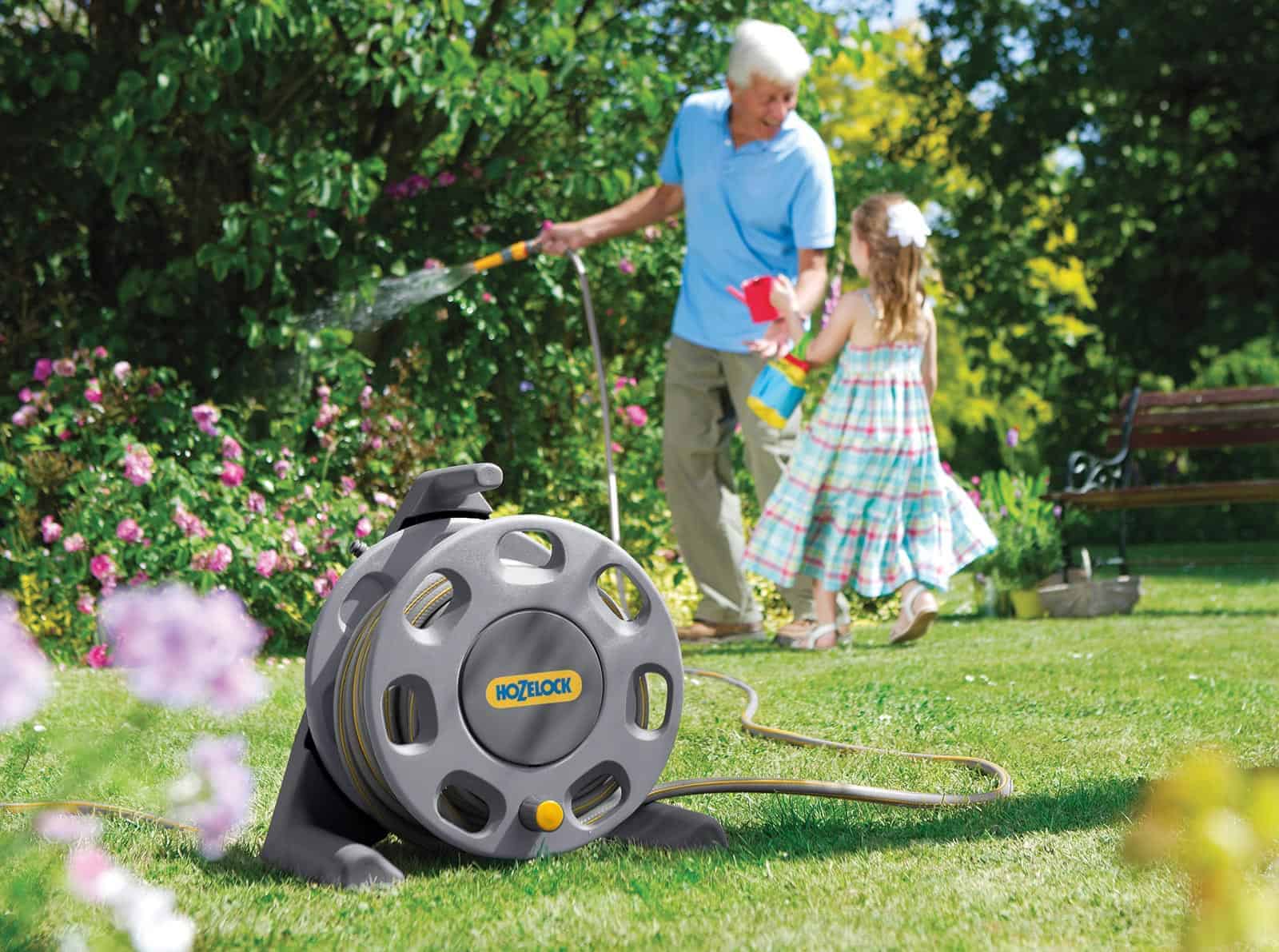 Hozelock 2 In 1 Compact Hose Reel 25m - Image 2