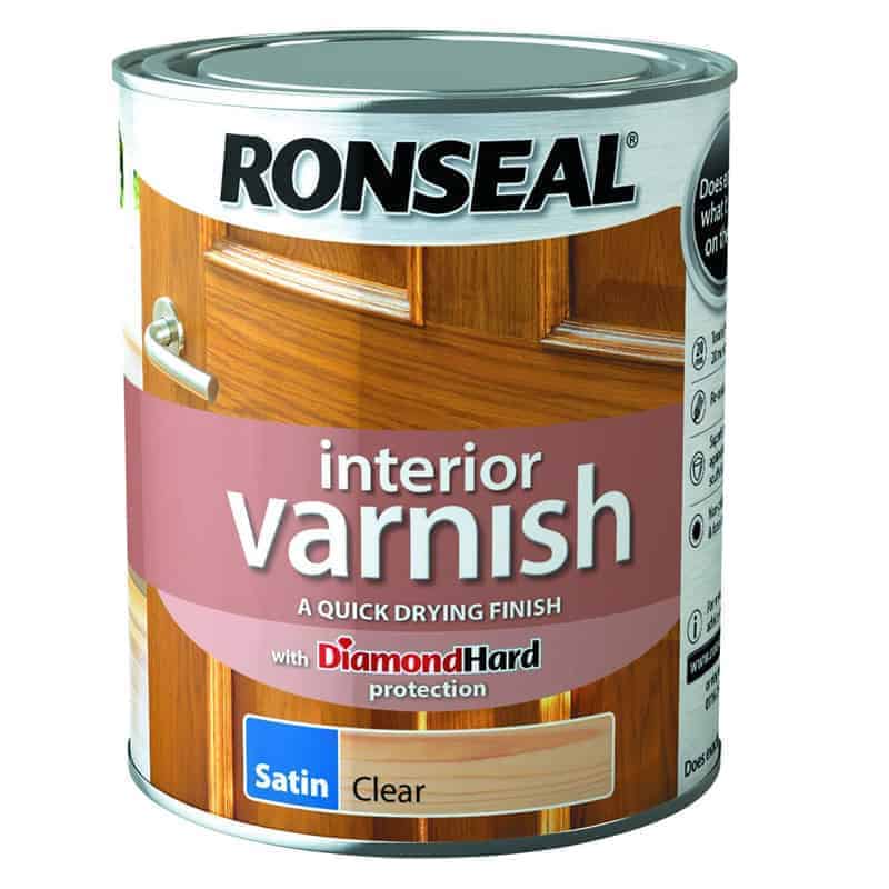 Ronseal Interior Wood Varnish Clear Satin
