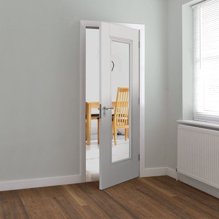 JB Kind Belton Clear Glazed Internal Door - Image 3