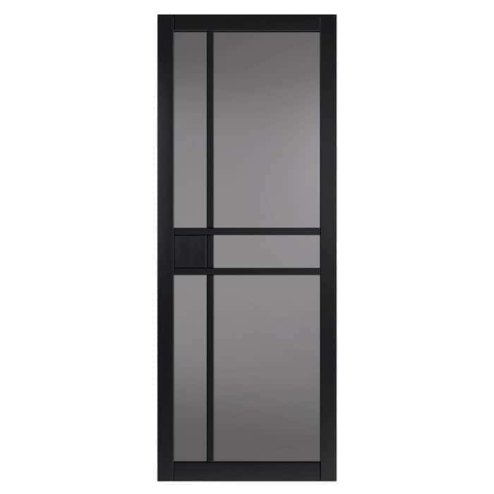 JB Kind City Black Tinted Glazed Internal Door