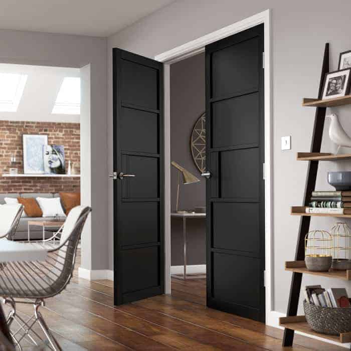 JB Kind Metro Black Internal Door - Image 4