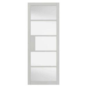 JB Kind Metro White Clear Glazed Internal Door