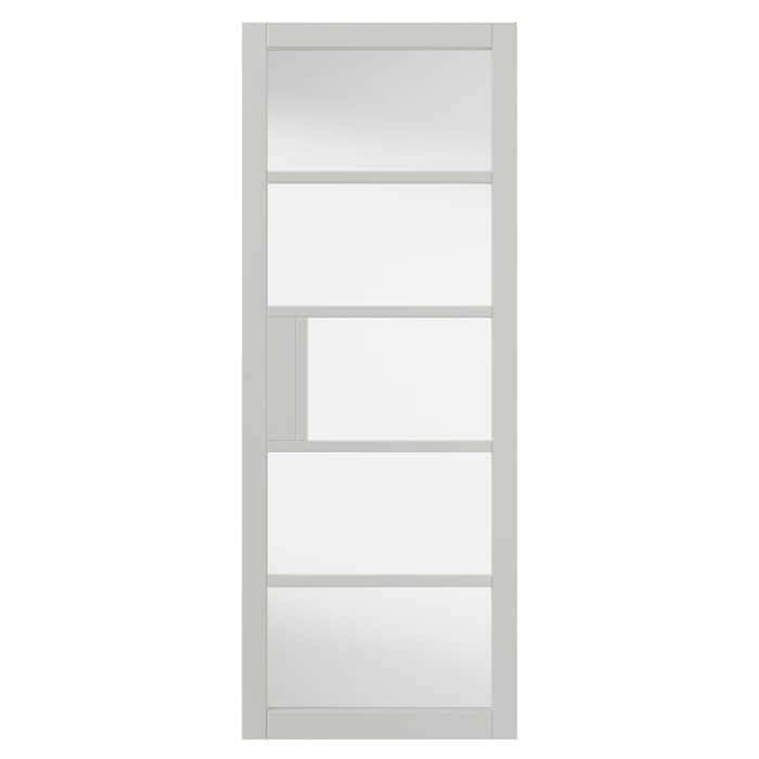 JB Kind Metro White Clear Glazed Internal Door