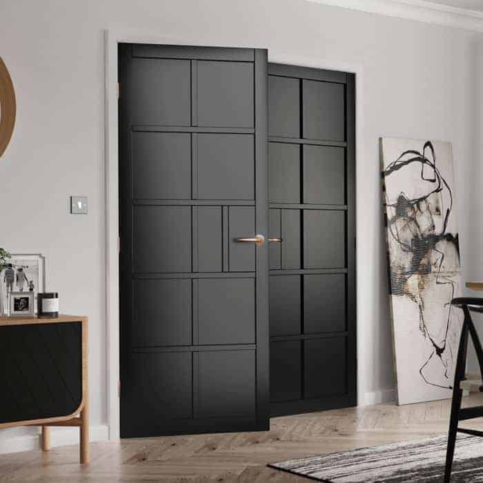 JB Kind Plaza Black Internal Door - Image 3