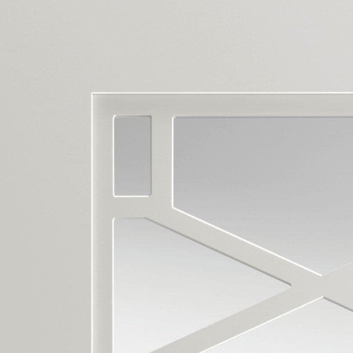 JB Kind Quartz Glazed White Internal Door - Image 4