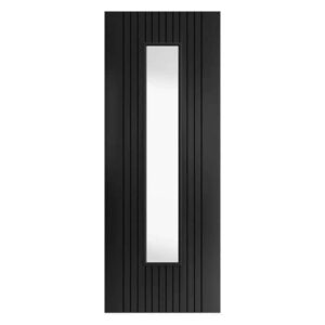 JB Kind Aria Black Glazed Internal Door