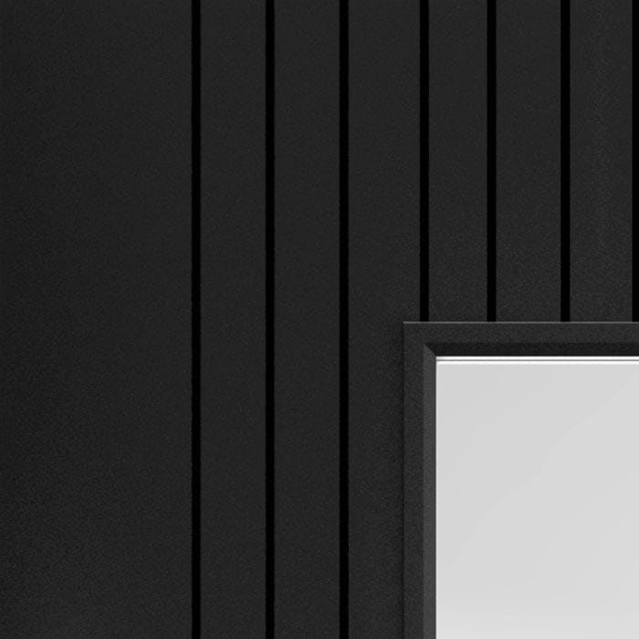 JB Kind Aria Black Glazed Internal Door - Image 4