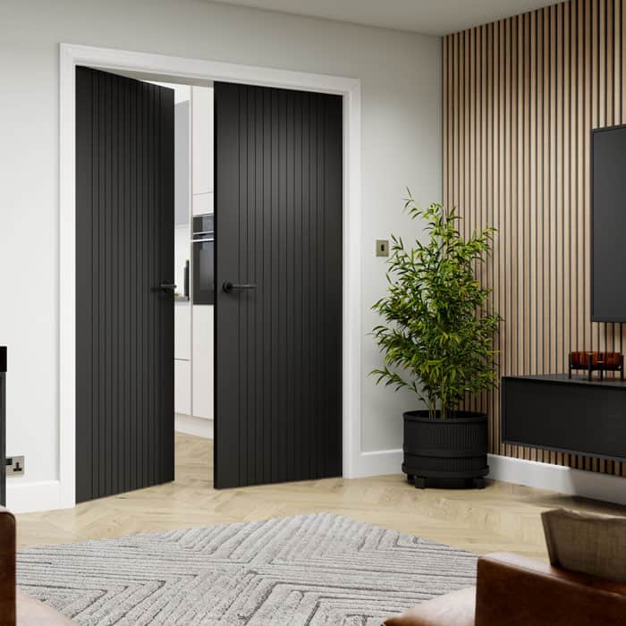 JB Kind Aria Black Internal Door - Image 3