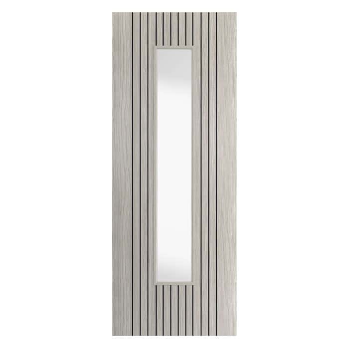 JB Kind Aria Grey Glazed Internal Door