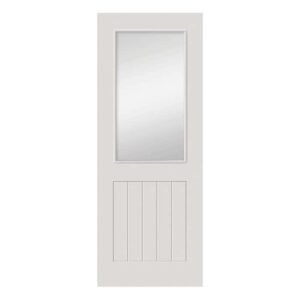 JB Kind Thames White Half Light Glazed Internal Door
