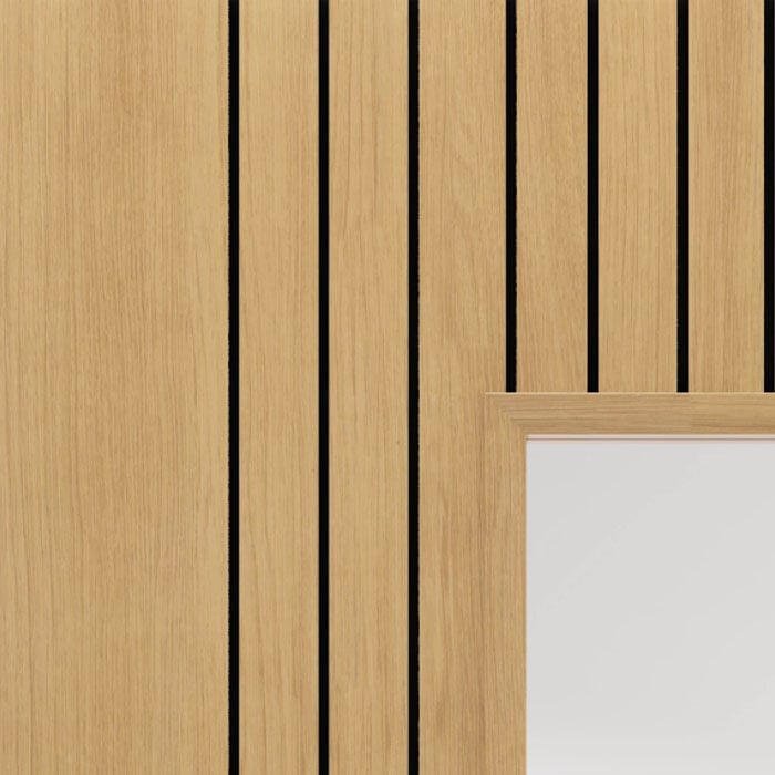 JB Kind Aria Oak Glazed Internal Door - Image 3