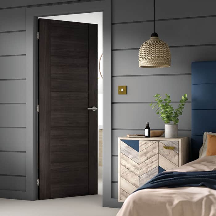 JB Kind Tigris Dark Grey Laminate Internal Door - Image 2