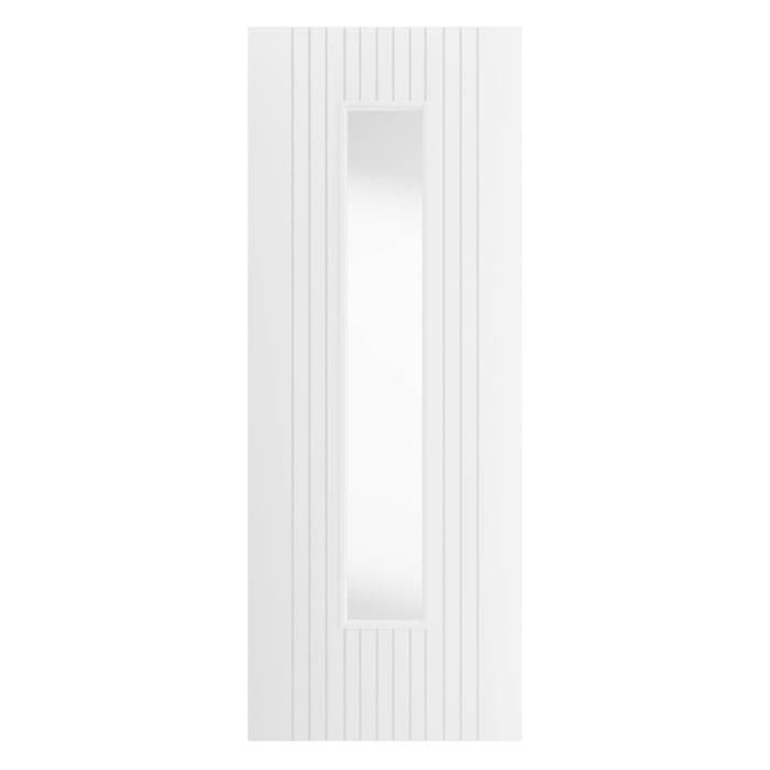 JB Kind Aria White Glazed Internal Door