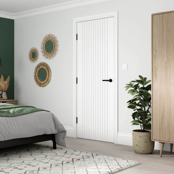 JB Kind Aria White Internal Door - Image 3