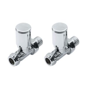 Radiator Valve Straight 15mm (Pair)