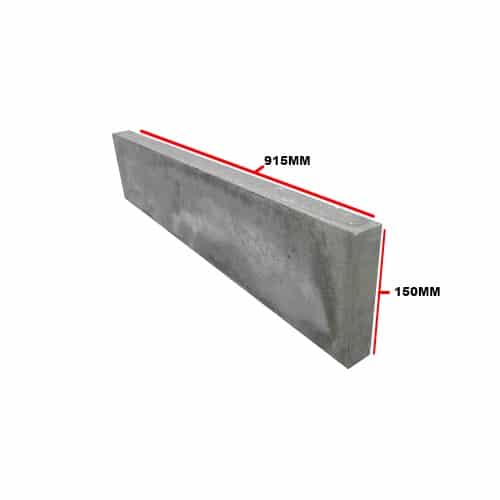 Flat Top Edgings 915mm x 150mm x 50mm