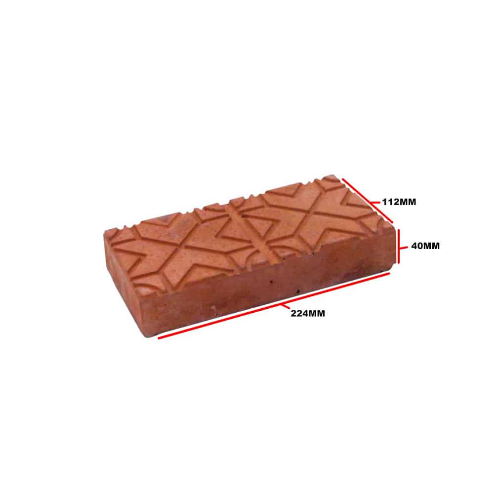 Victorian Edging Red 224 X 112 X 40mm - Image 5