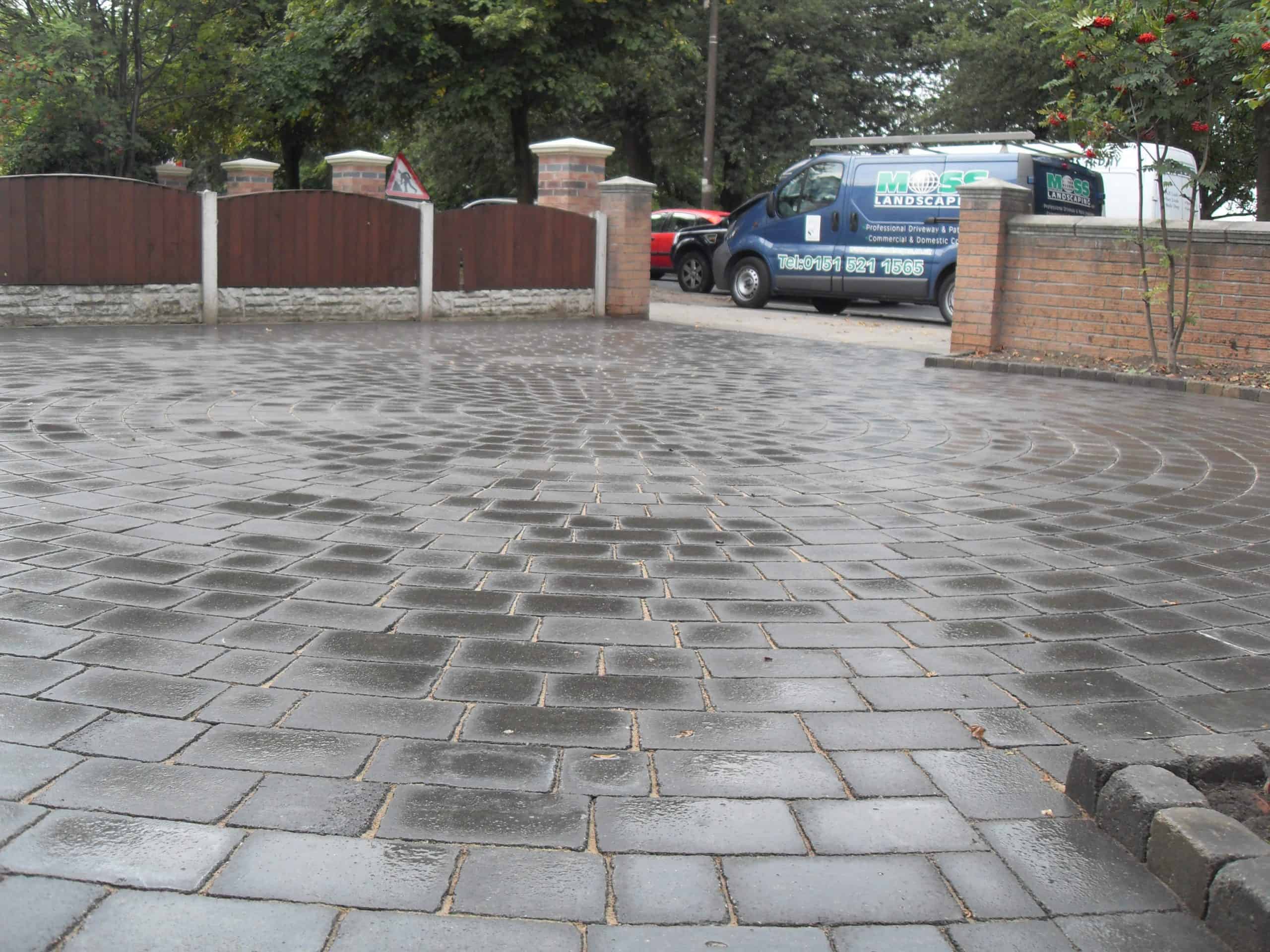 60mm Cobbled Paver 3 Size Damson - Image 2