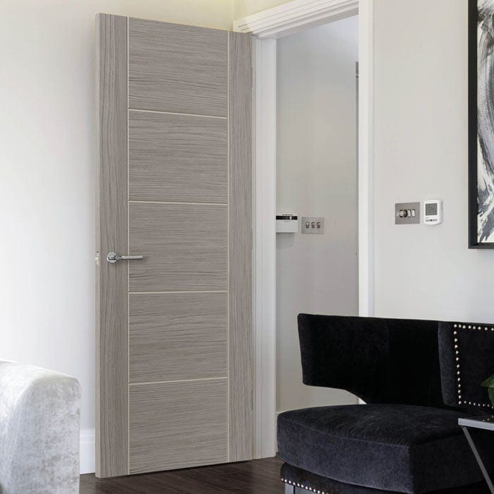 JB Kind Tigris Light Grey Laminate Internal Door - Image 4