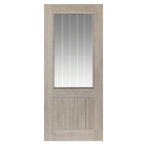JB Kind Colorado Grey Glazed Laminate Internal Door