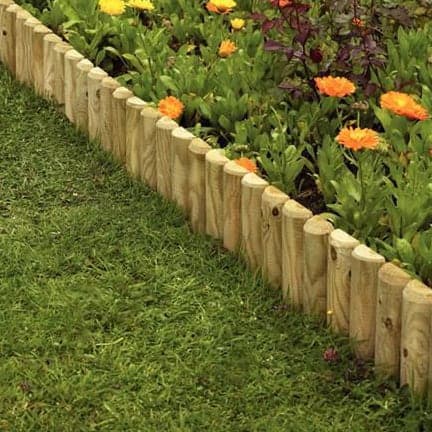 Log Roll Edging 1.8m X 150mm 6" - Image 2