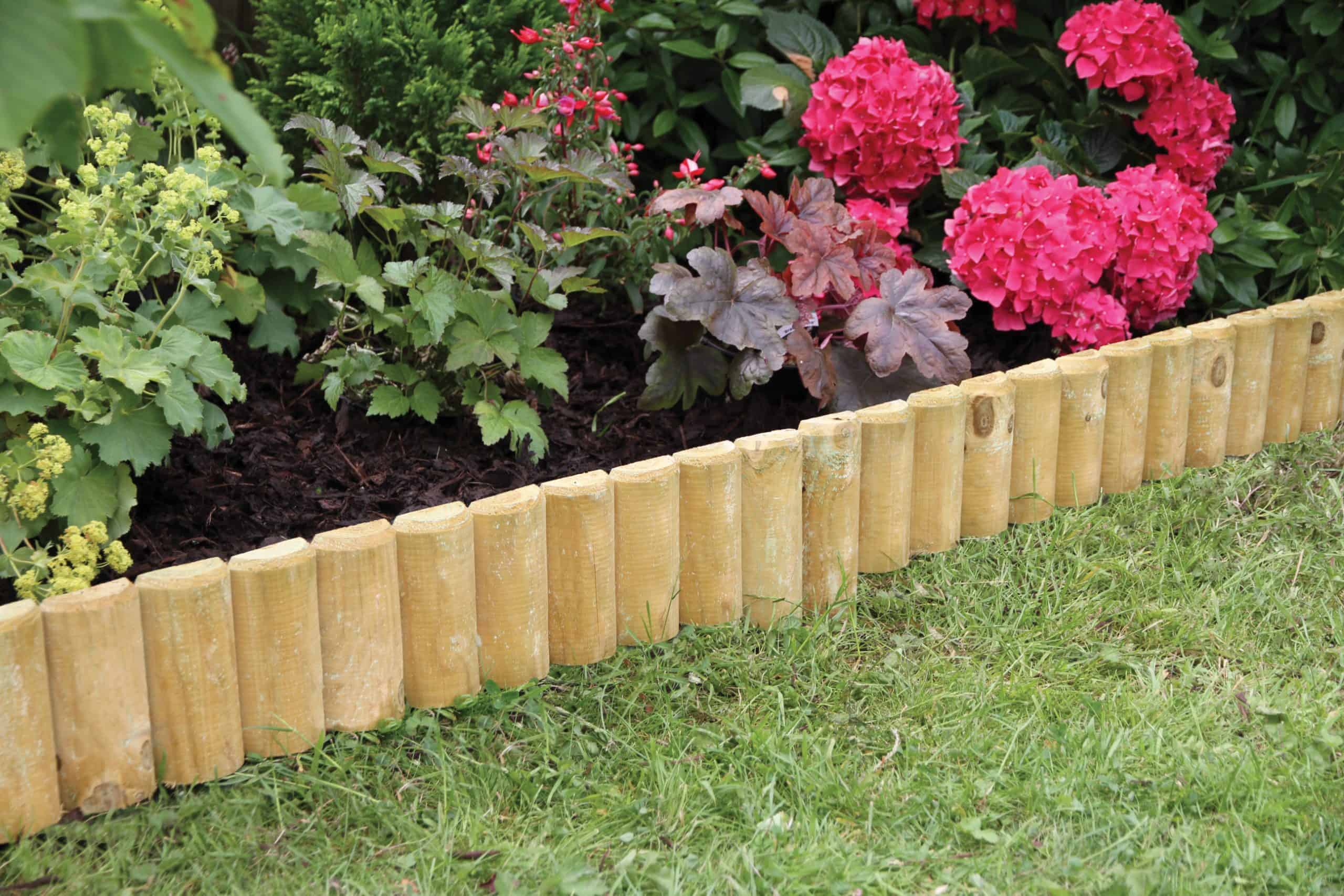 Log Panel Edging 1.1m x 150mm (6") - Image 2