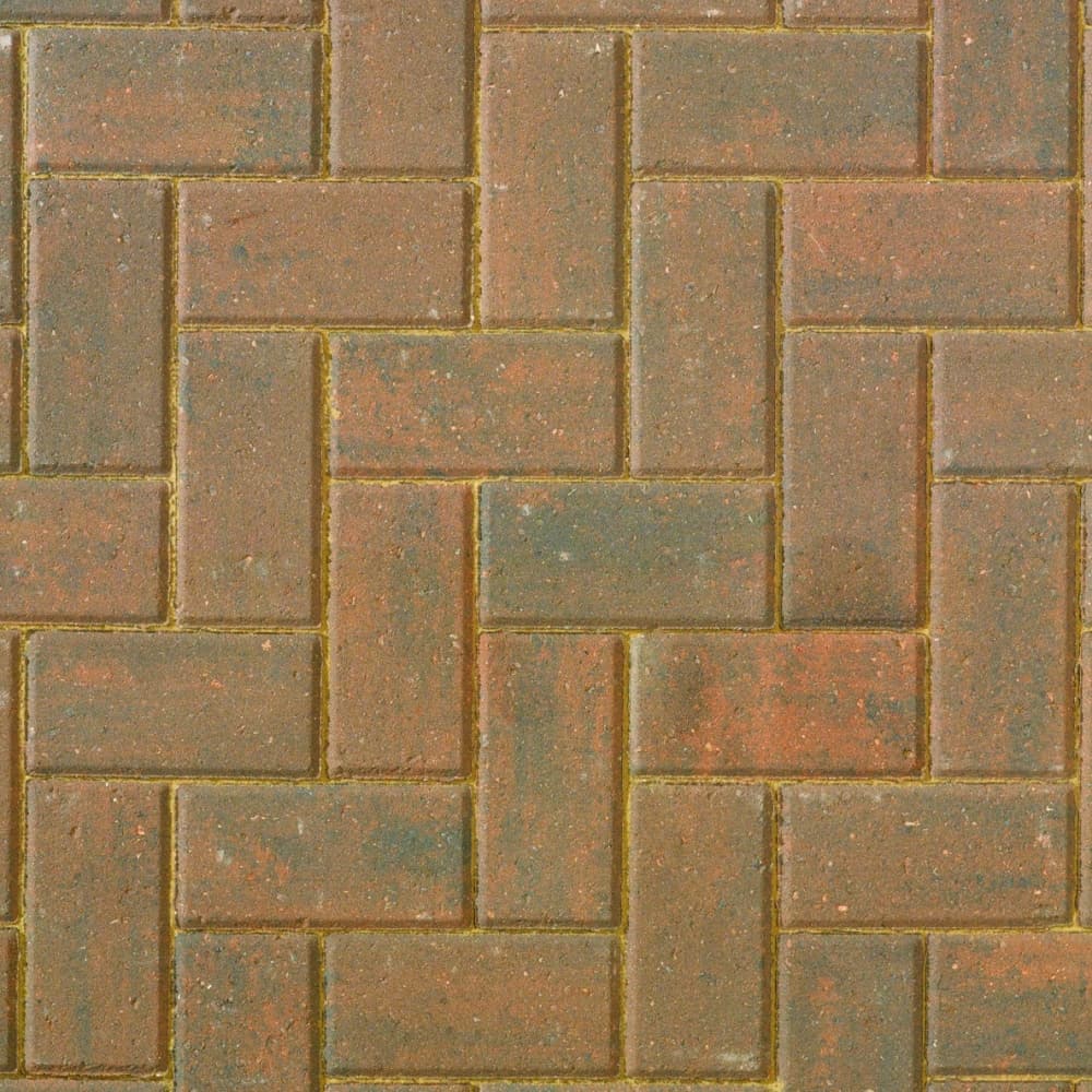 50mm Omega Paver Burnt Oak