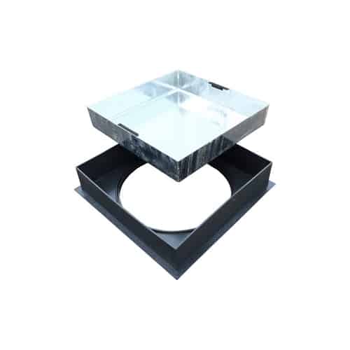 Paver Cover Square to Round Frame 450mm x 450mm