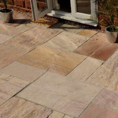 Natural Stone Calibrated Patio Kit Raveena / Krishna Indian Sandstone - Image 3