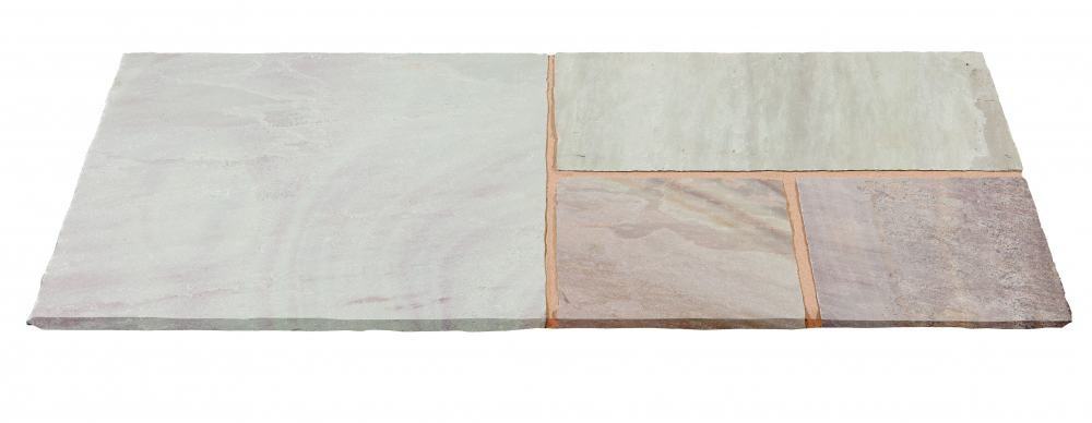 Natural Stone Calibrated Patio Kit Raveena / Krishna Indian Sandstone - Image 2