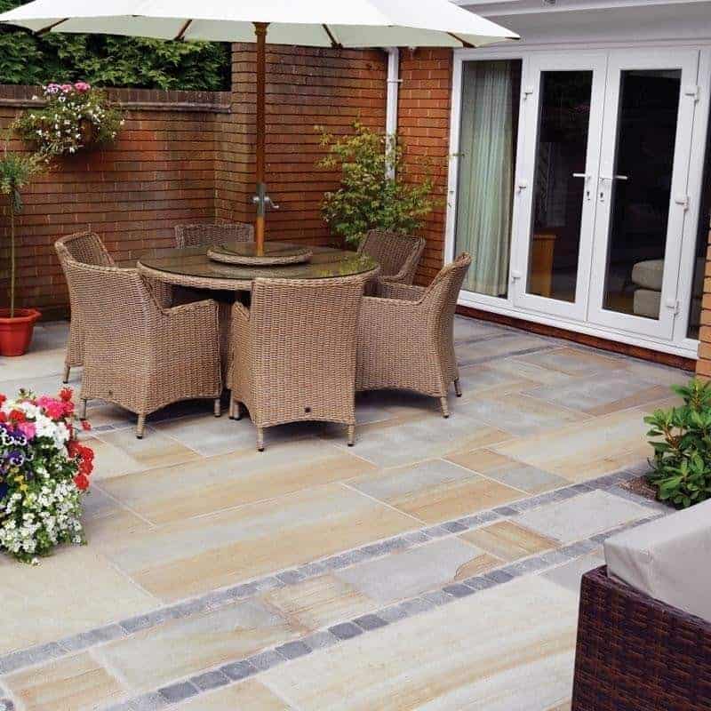 Natural Stone Calibrated Patio Kit Stylis Flame - Image 3