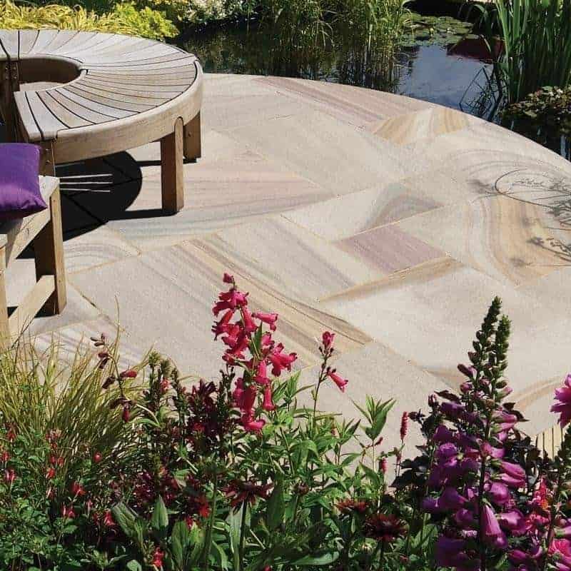 Natural Stone Calibrated Patio Kit Stylis Sunrise - Image 4