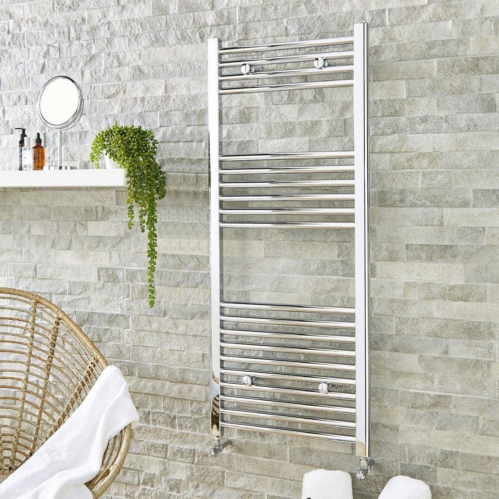 Straight Towel Rail 500mm x 1000mm Chrome